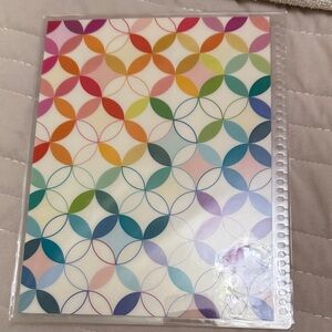 Erin Condren Multicolor Circle Pattern Notebook